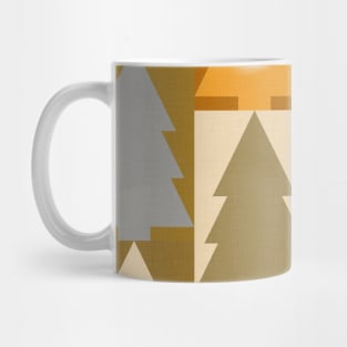 Vintage Christmas Geometry Collection - MCM Holiday Shapes No.015 Mug